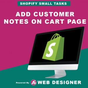 Add Customer Notes On Cart Page Shopify Stores Shopify Small Tasks Shopify Website Design Shopify Dropshipping.jpg