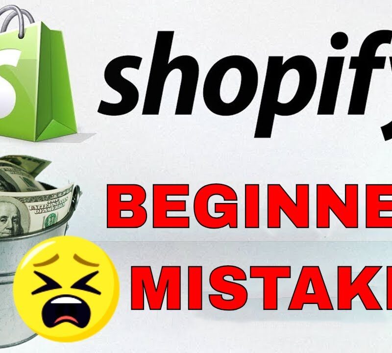 Top 10 Mistakes Beginner Shopify Dropshippers Make Shopify Dropshipping Website Design WordPress Website Design and Development